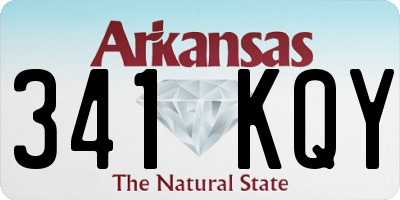 AR license plate 341KQY