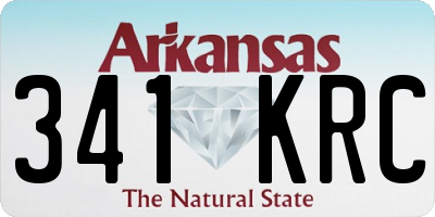 AR license plate 341KRC