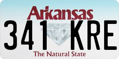 AR license plate 341KRE