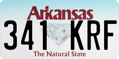 AR license plate 341KRF