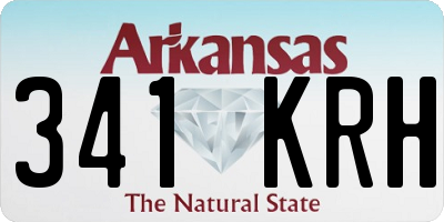 AR license plate 341KRH