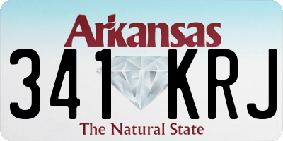 AR license plate 341KRJ