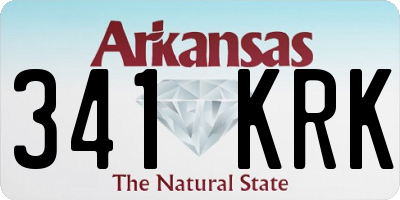 AR license plate 341KRK