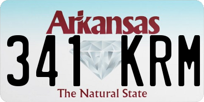 AR license plate 341KRM