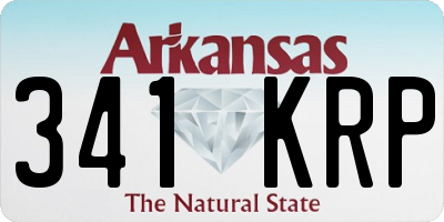 AR license plate 341KRP