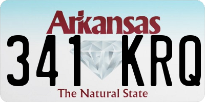 AR license plate 341KRQ