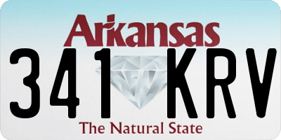 AR license plate 341KRV