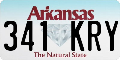 AR license plate 341KRY
