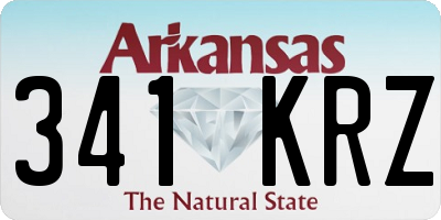 AR license plate 341KRZ