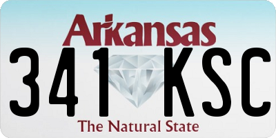 AR license plate 341KSC