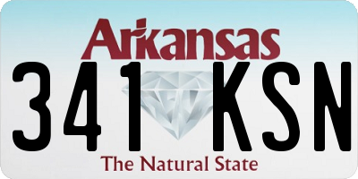 AR license plate 341KSN