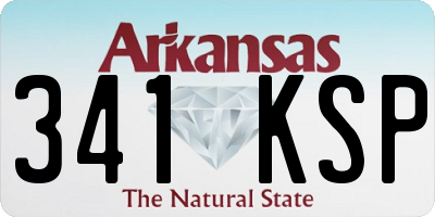 AR license plate 341KSP