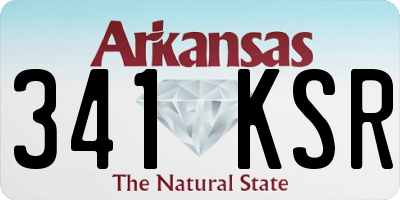 AR license plate 341KSR
