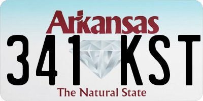 AR license plate 341KST