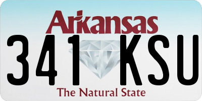 AR license plate 341KSU