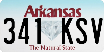 AR license plate 341KSV