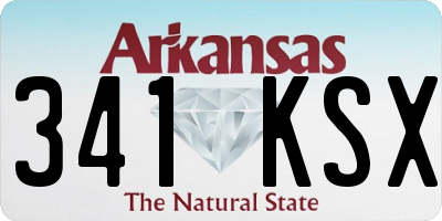 AR license plate 341KSX