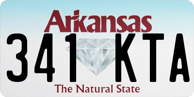 AR license plate 341KTA