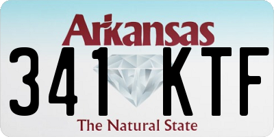 AR license plate 341KTF