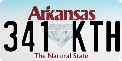 AR license plate 341KTH