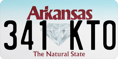 AR license plate 341KTO