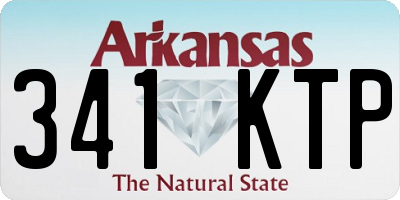 AR license plate 341KTP