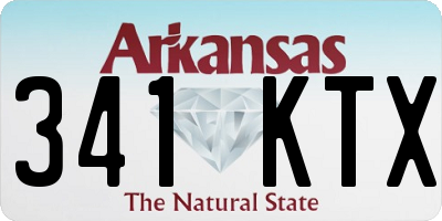 AR license plate 341KTX