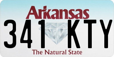 AR license plate 341KTY