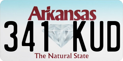 AR license plate 341KUD