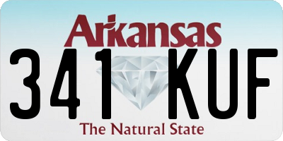 AR license plate 341KUF