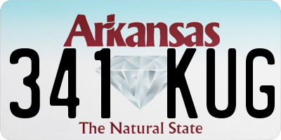 AR license plate 341KUG