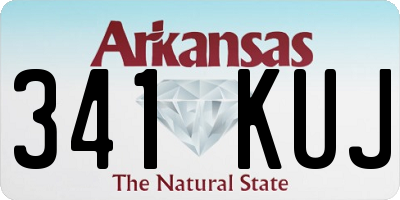AR license plate 341KUJ