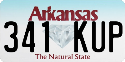 AR license plate 341KUP