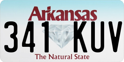 AR license plate 341KUV