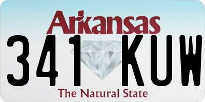 AR license plate 341KUW