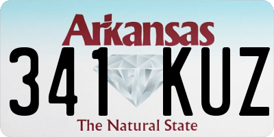 AR license plate 341KUZ