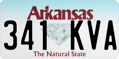 AR license plate 341KVA