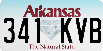 AR license plate 341KVB