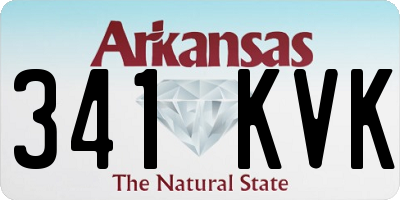 AR license plate 341KVK