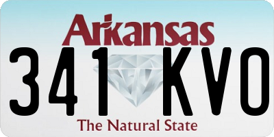 AR license plate 341KVO