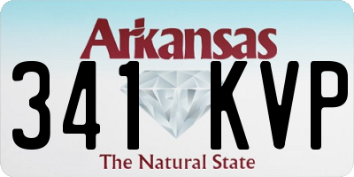 AR license plate 341KVP
