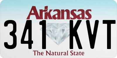 AR license plate 341KVT