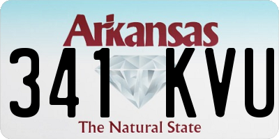 AR license plate 341KVU