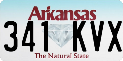 AR license plate 341KVX