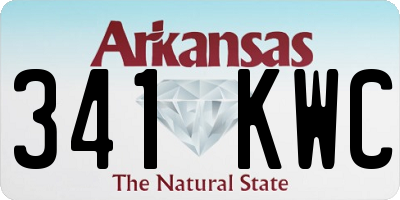 AR license plate 341KWC