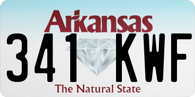 AR license plate 341KWF