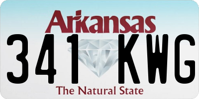 AR license plate 341KWG