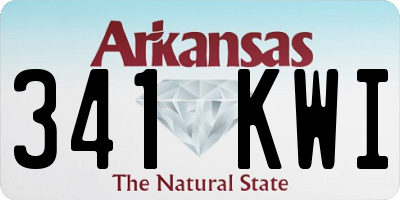 AR license plate 341KWI