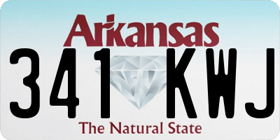 AR license plate 341KWJ