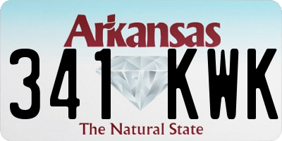 AR license plate 341KWK